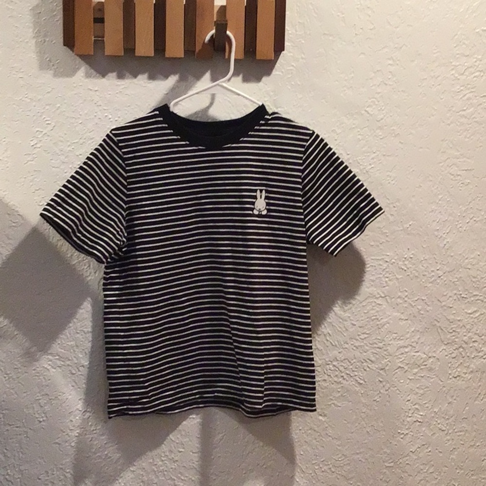 Black and White Striped T-Shirt